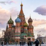 traveling to Russia: St basil's cathedral on the red square moscow russia