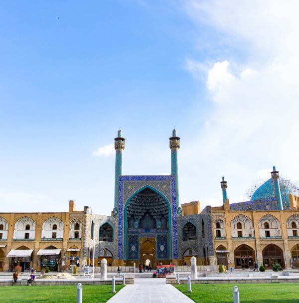 abbasi mosque, in isfahan, iran