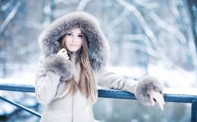 Winter attire - Pure Odyssey a girl in a fur winter coat